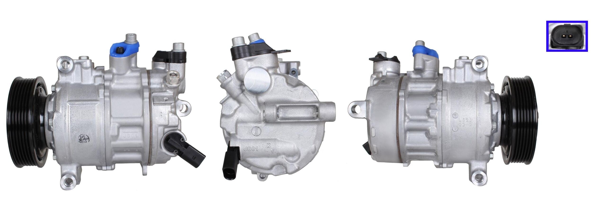 4DI111 Compressore aria condizionata (compressore A/C) Per AUDI VW SEAT SKODA CUPRA VAG Rigenerato