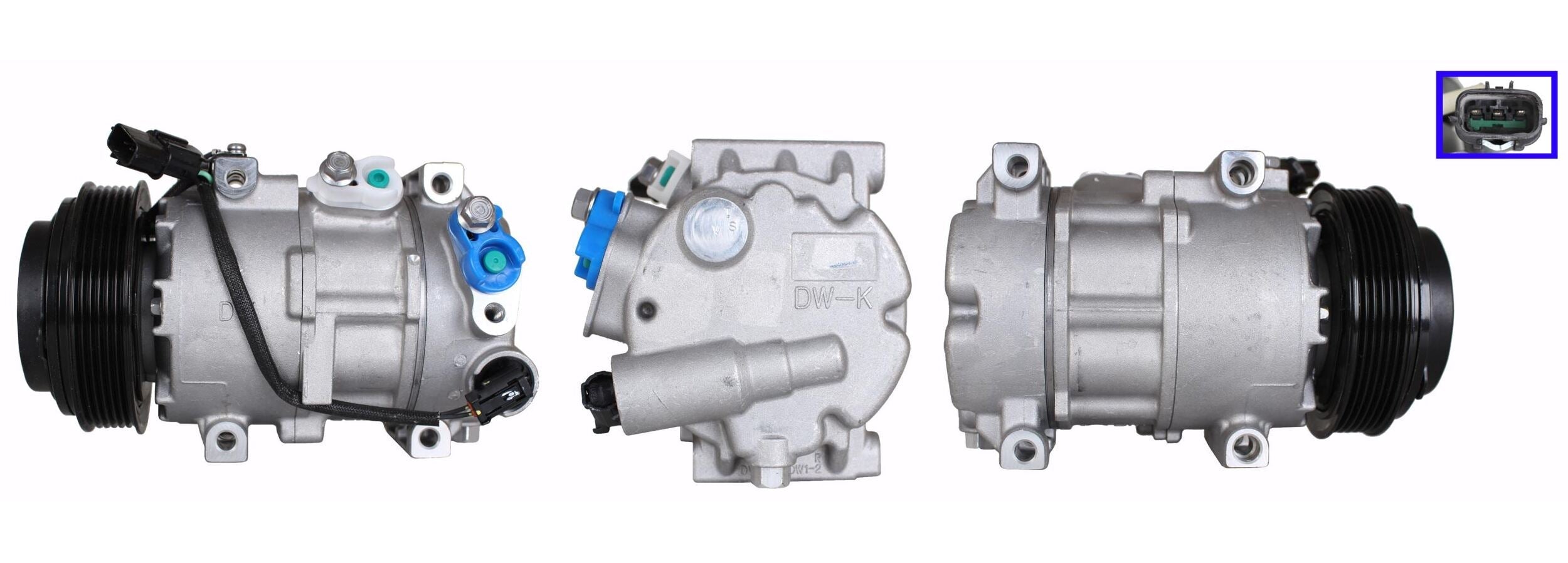4DI389N Compressore aria condizionata (compressore A/C) Per HYUNDAI KIA Nuovo