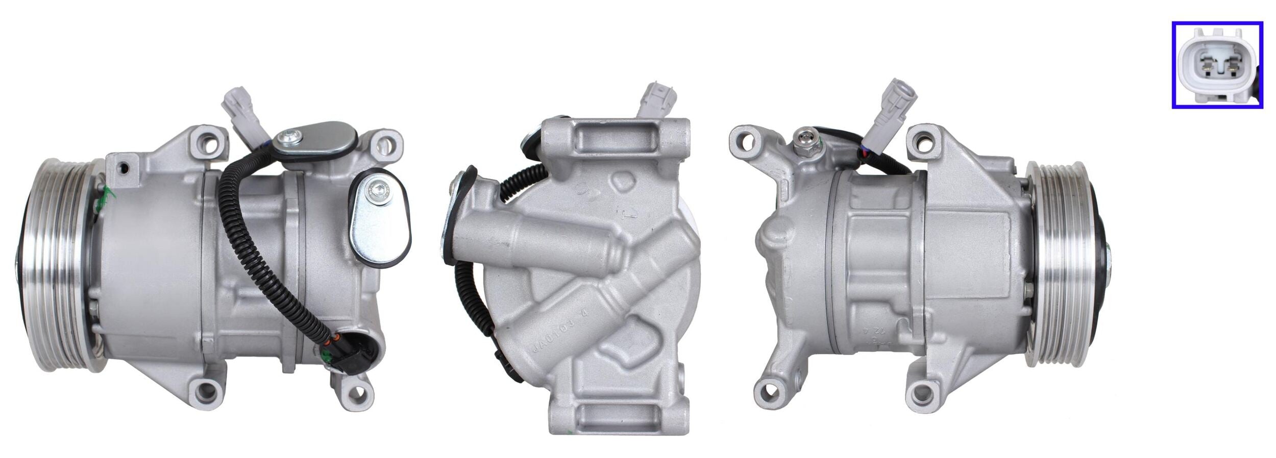 4DI873 Compressore aria condizionata (compressore A/C) Per TOYOTA Rigenerato