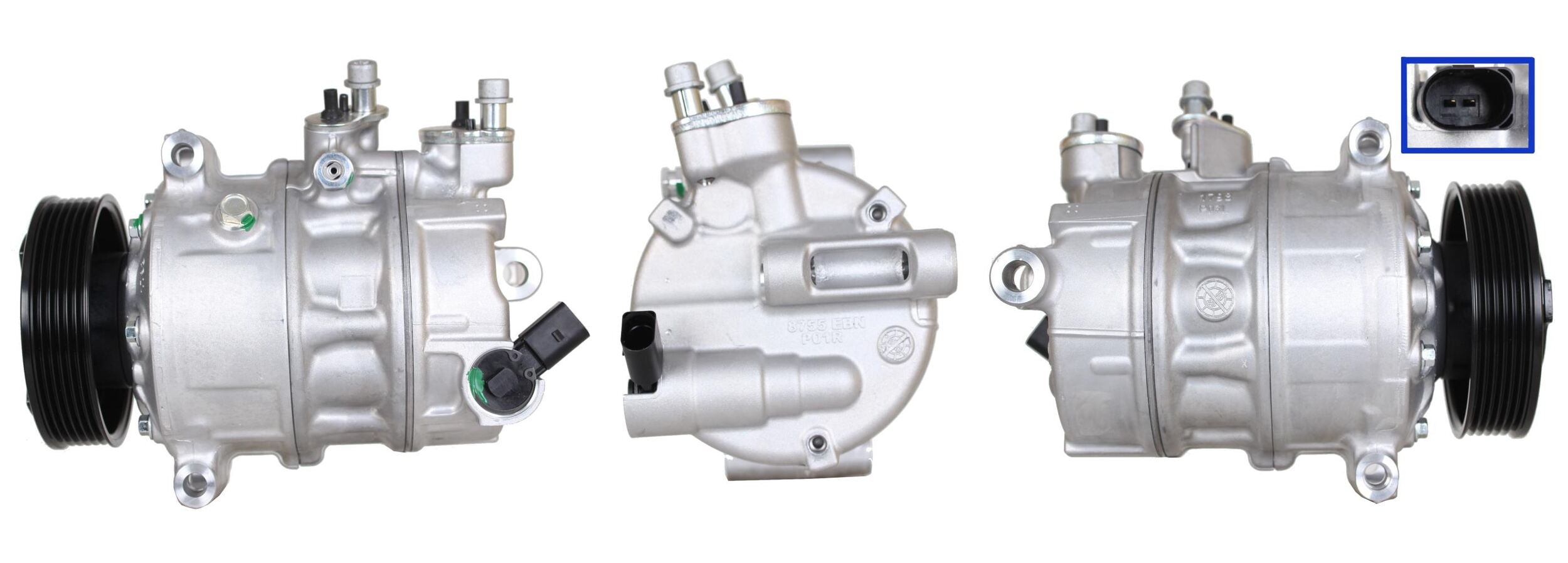 4DI110 Compressore aria condizionata (compressore A/C) Per AUDI VW SEAT SKODA CUPRA VAG Rigenerato