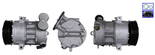 4DI710N Compressore aria condizionata (compressore A/C) Per OPEL Nuovo