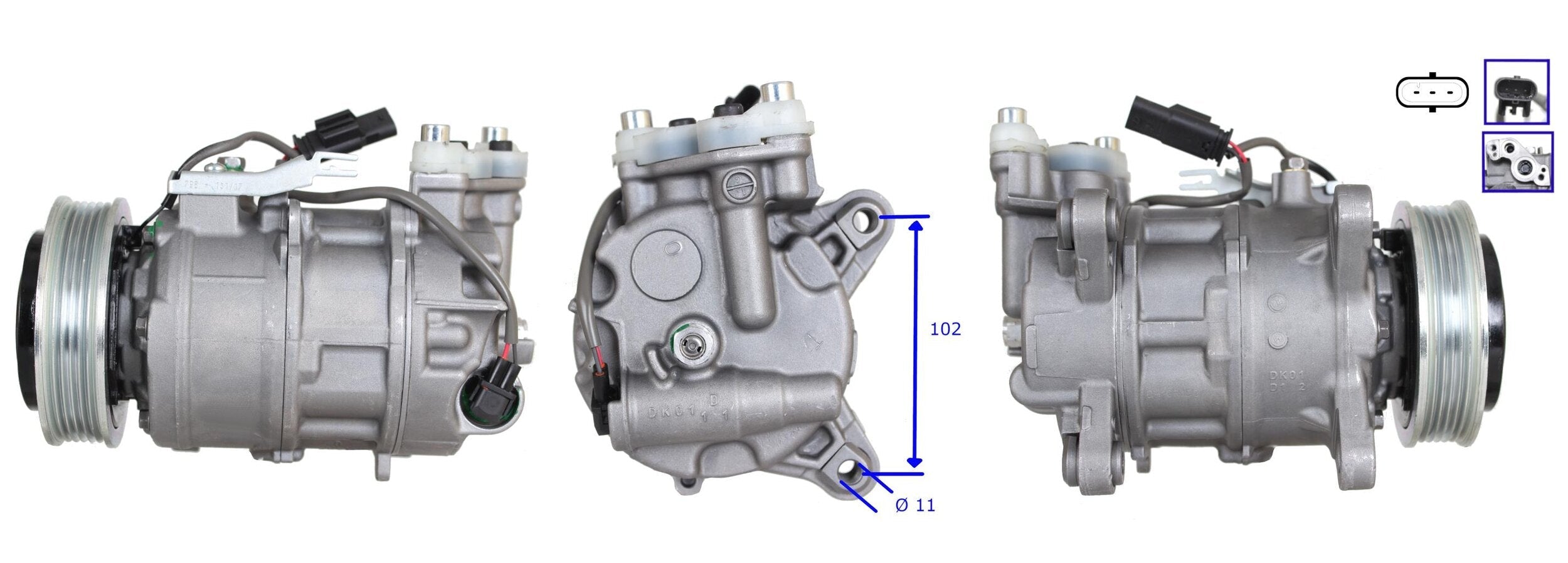 4DI148N Compressore aria condizionata (compressore A/C) Per BMW Nuovo