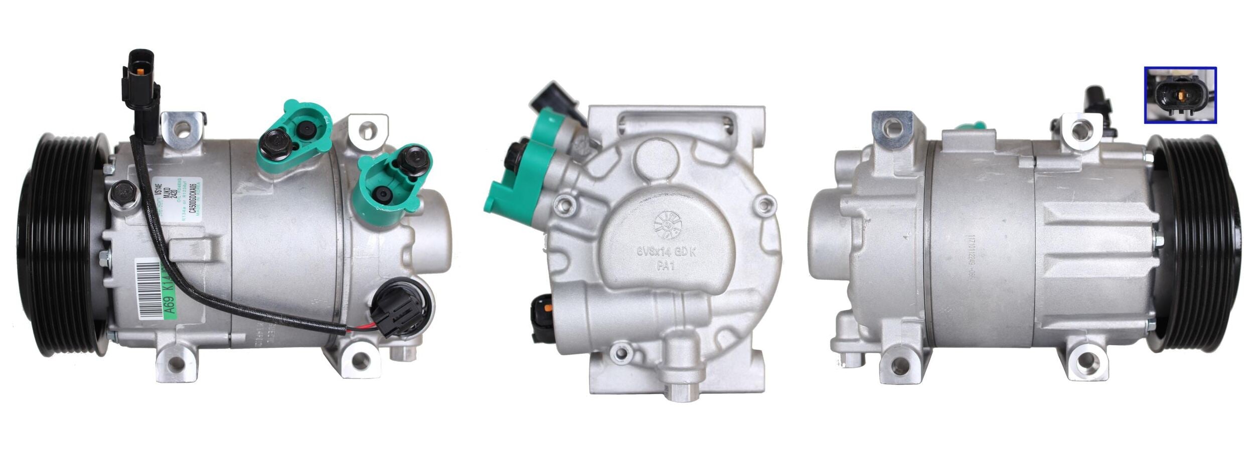 4DI402N Compressore aria condizionata (compressore A/C) Per HYUNDAI KIA Nuovo