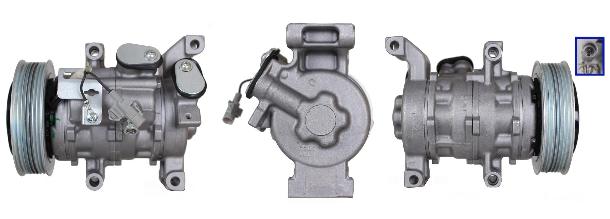 4DI879 Compressore aria condizionata (compressore A/C) Per TOYOTA Rigenerato