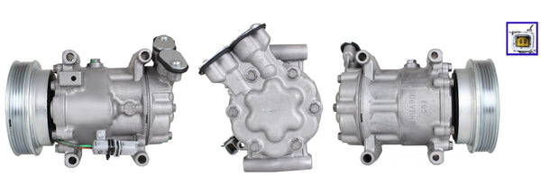 4DI047 Compressore aria condizionata (compressore A/C) Per  RENAULT Rigenerato