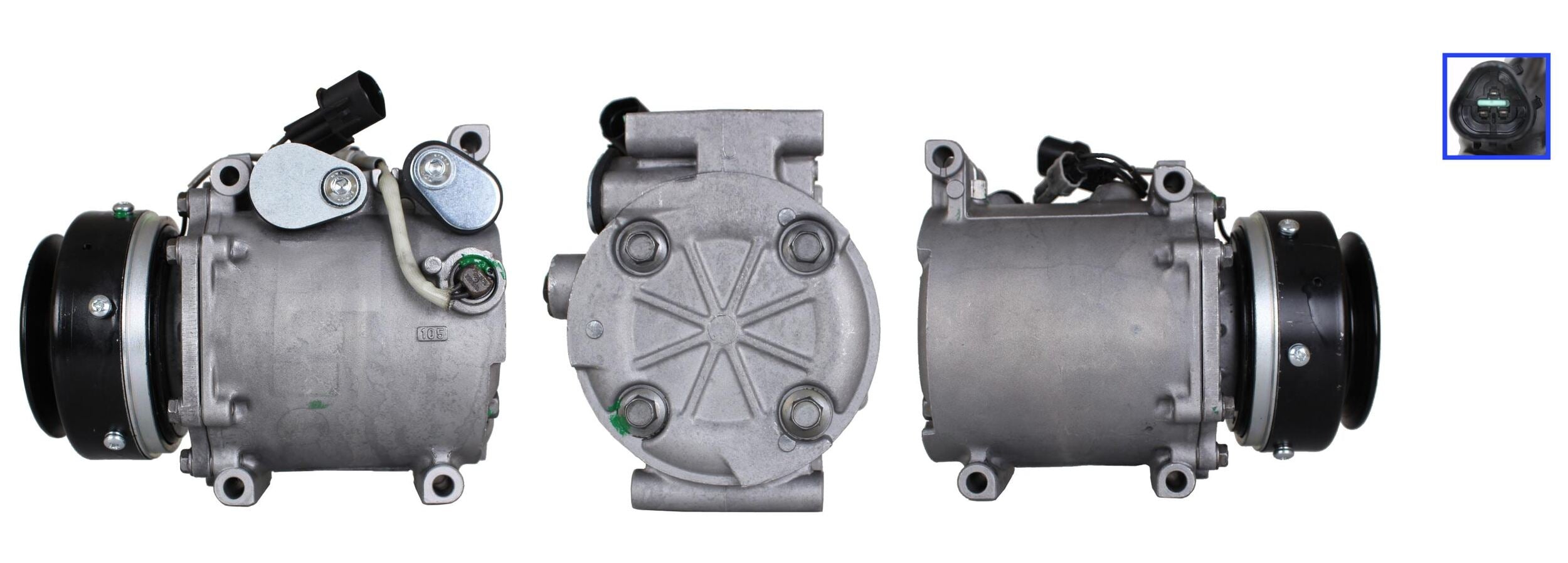 4DI583 Compressore aria condizionata (compressore A/C) Per MITSUBISHI Rigenerato