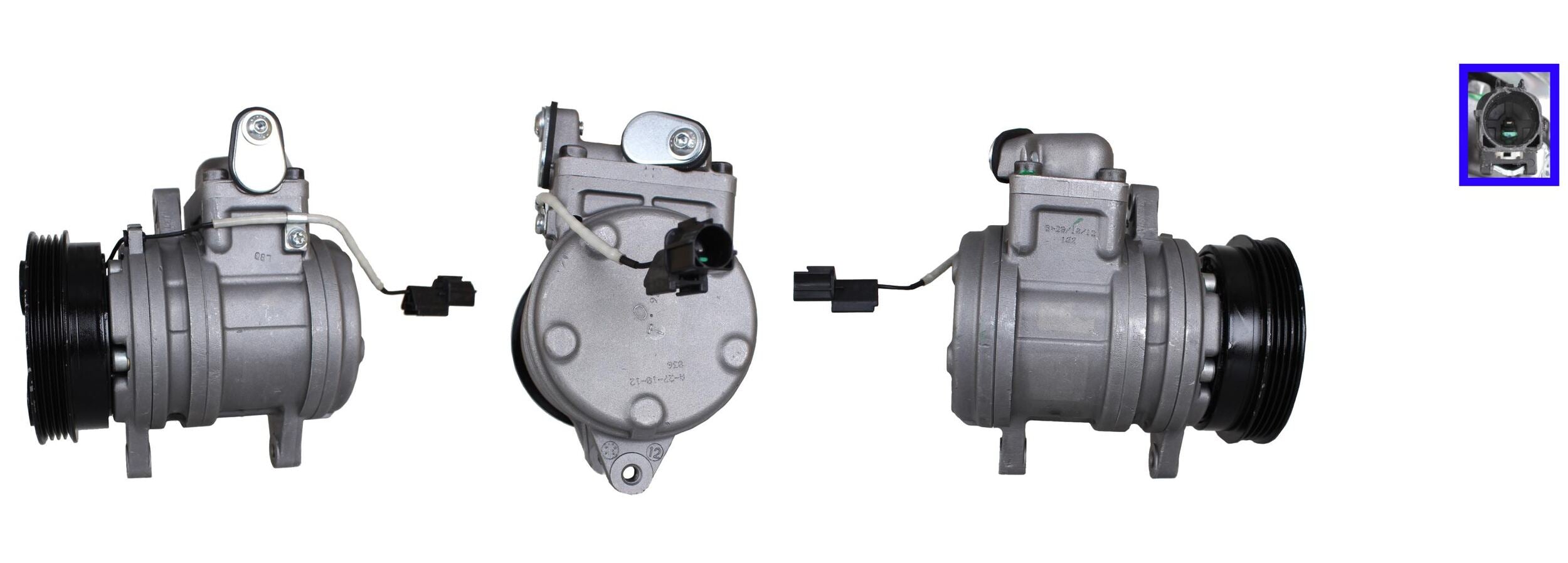4DI391 Compressore aria condizionata (compressore A/C) Per  HYUNDAI KIA Rigenerato