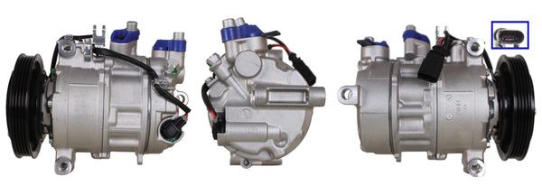 4DI116N Compressore aria condizionata (compressore A/C) Per AUDI VW SEAT SKODA CUPRA VAG Nuovo