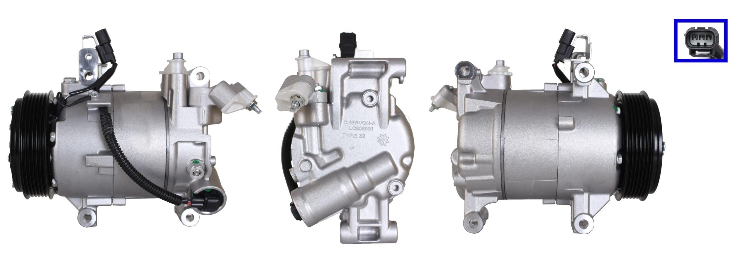 4DI297 Compressore aria condizionata (compressore A/C) Per HONDA Rigenerato