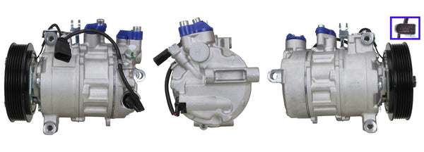 5DI070 Compressore aria condizionata (compressore A/C) Per  AUDI Rigenerato