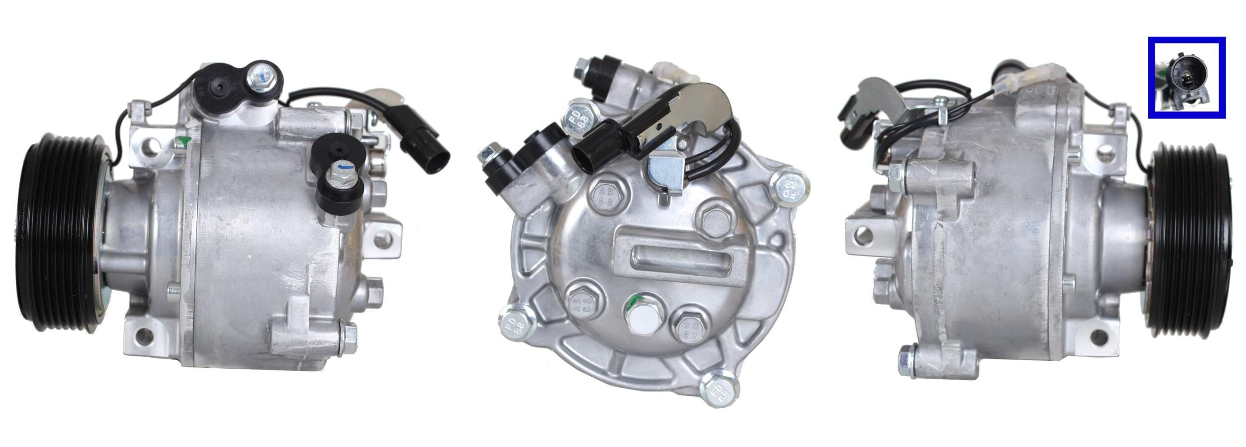 4DI584 Compressore aria condizionata (compressore A/C) Per MITSUBISHI Rigenerato