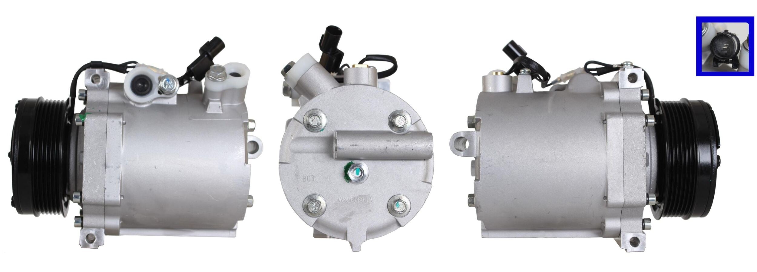 4DI585 Compressore aria condizionata (compressore A/C) Per MITSUBISHI Rigenerato