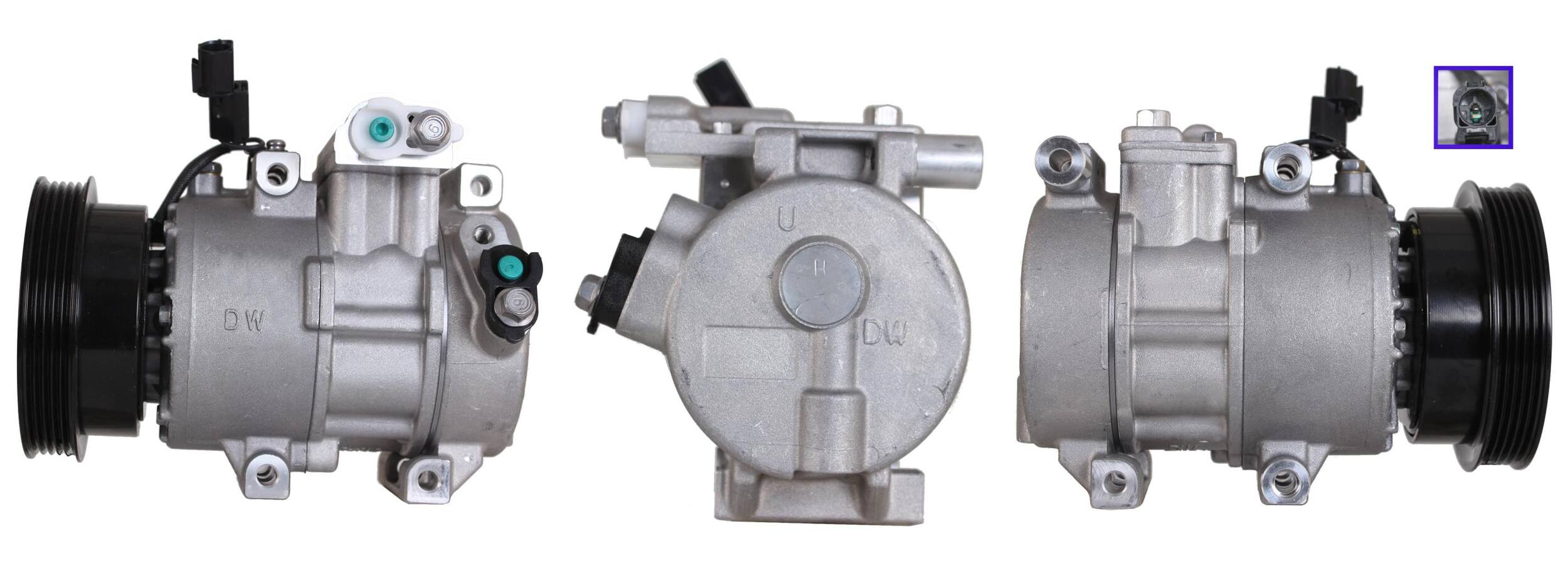 4DI408N Compressore aria condizionata (compressore A/C) Per HYUNDAI KIA Nuovo