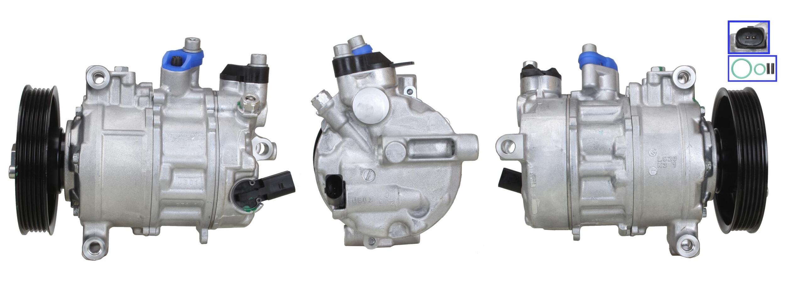 5DI056 Compressore aria condizionata (compressore A/C) Per AUDI Rigenerato