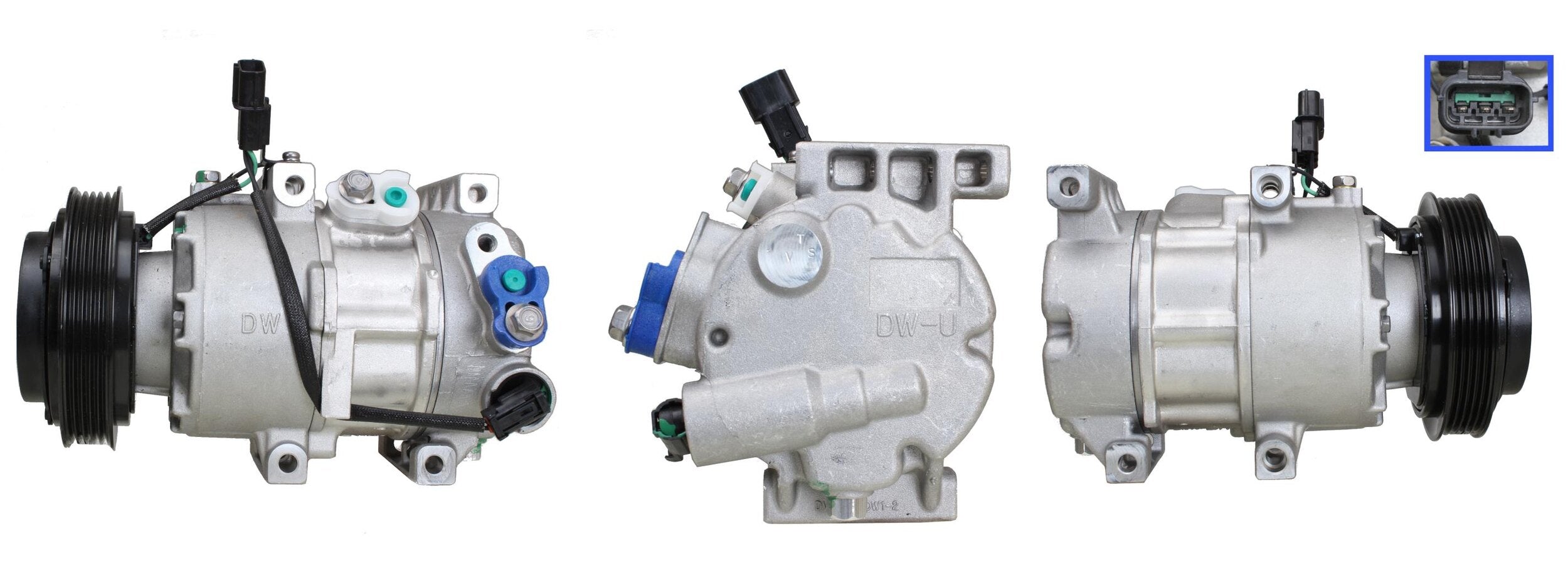 5DI073 Compressore aria condizionata (compressore A/C) Per KIA Rigenerato